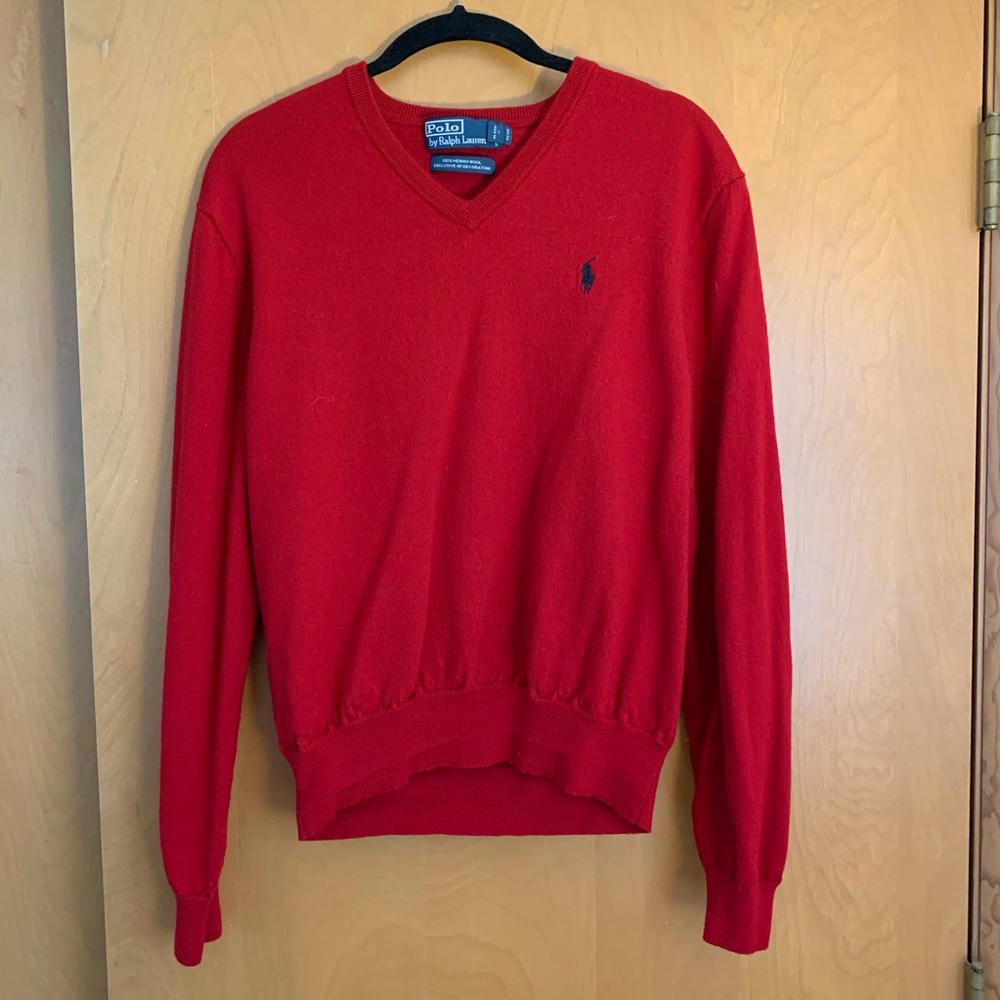 100% wool Polo sweater